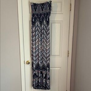 Gilli Multicolor Abstract Maxi Dress